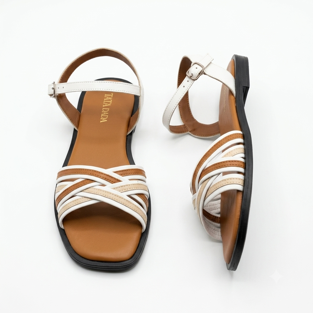 Sandales en cuir véritable - Tata Daily